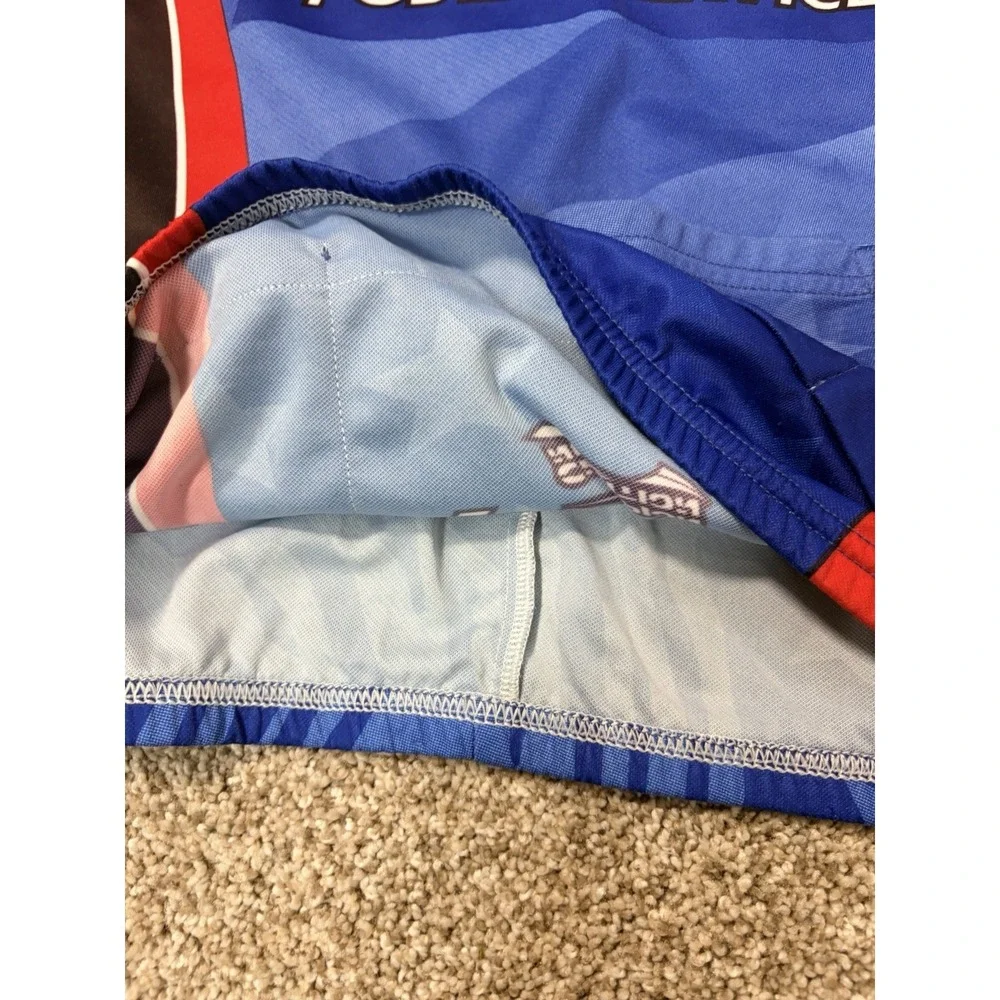 VTG Pearl Izumi Cycling Jersey Men's Medium USPS Trek Lance Armstrong 3/4 Zip FS - Picture 5 of 6